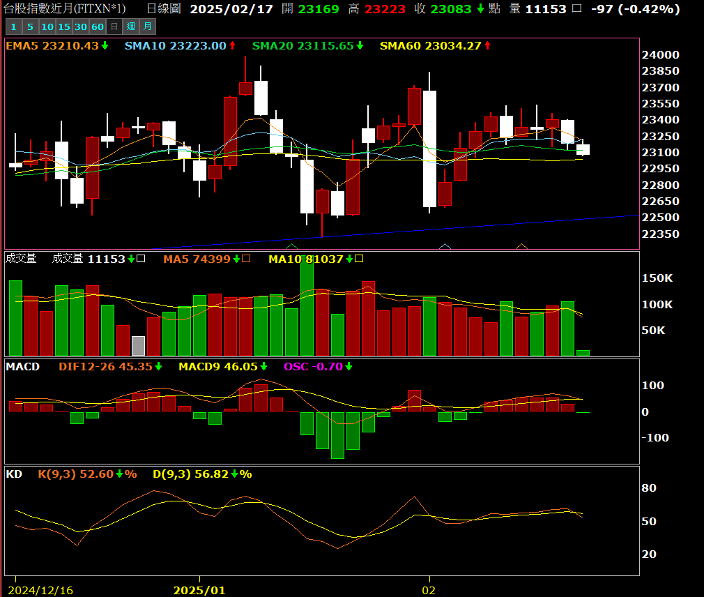 2025/02/14 盤勢分析：外資滿手空，投信滿手多，是在演哪齣？ - 阿莫老師| 投資網誌| 玩股網