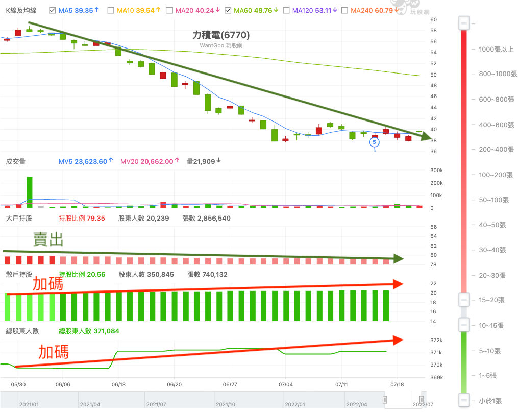 力積電(6770) 股權分散