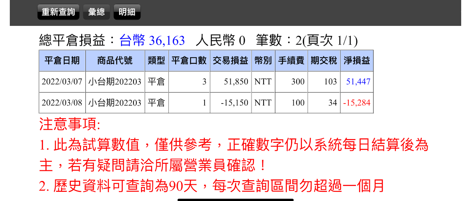 對帳單